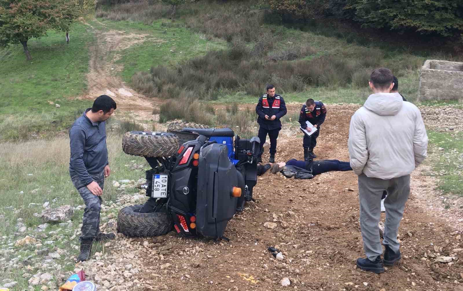Erdek'te ATV Kazası: İki Kişi Yaralandı