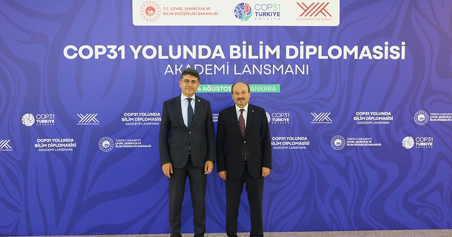İklim Değişikliği İçin Bilim Diplomasisi: Rektör Çakmak COP31 Programında