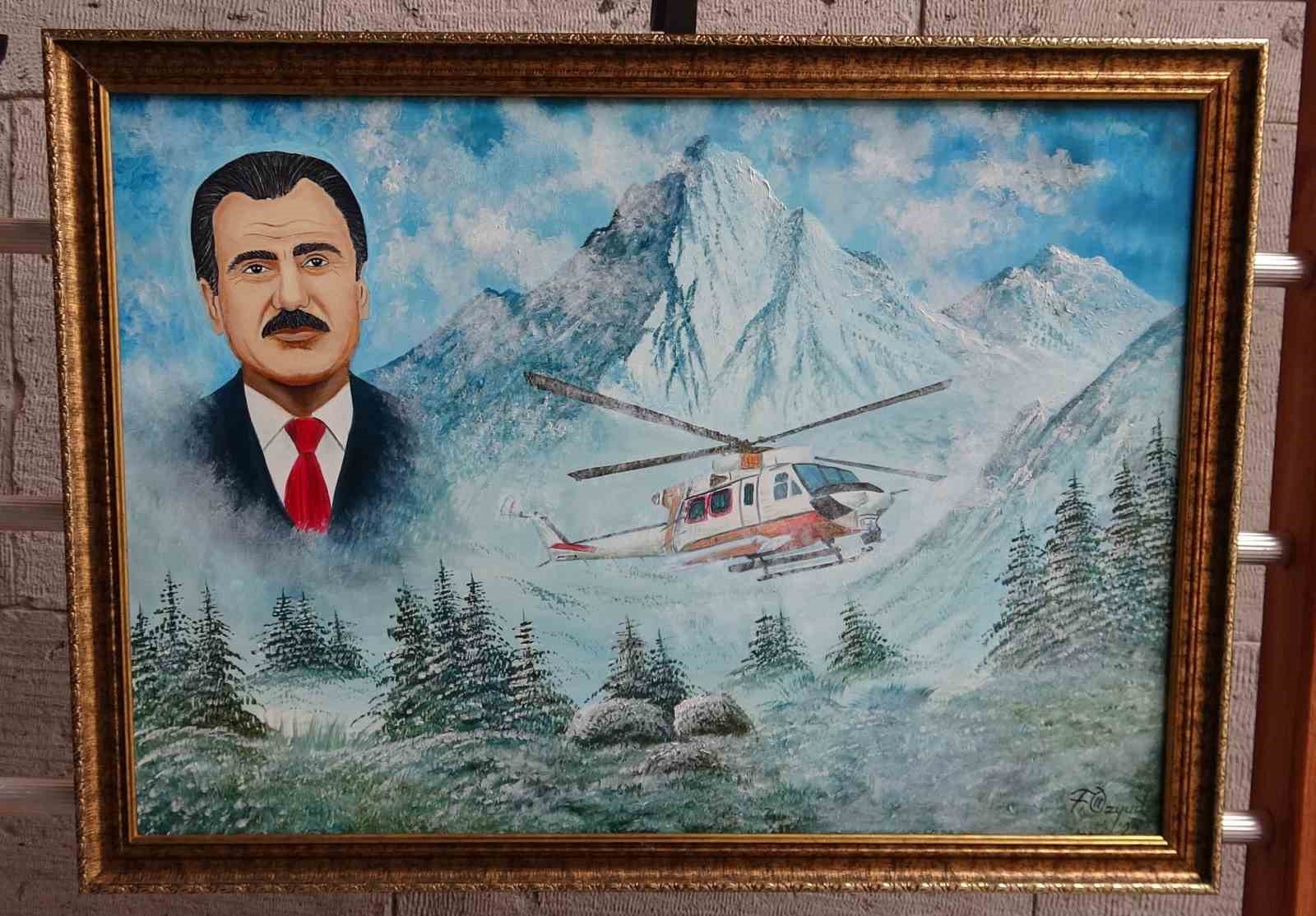 Muhsin Yazıcıoğlu, Yağlı Boya Tabloda Yaşatılıyor