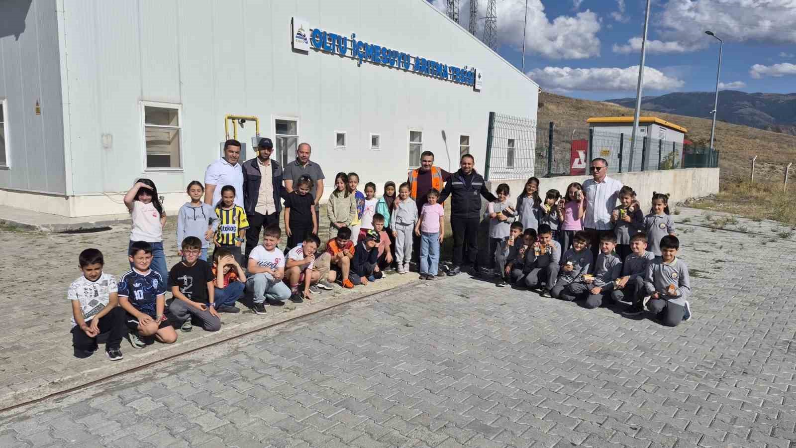 Minik Öğrenciler Oltu İçme Suyu Arıtma Tesisini İnceledi