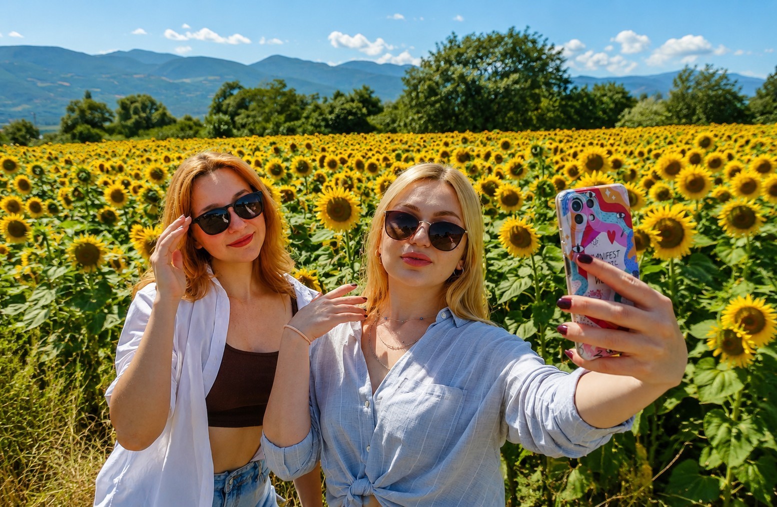 Erzincan'ın Ayçiçeği Tarlaları Sarı Renk Cümbüşü Sunuyor