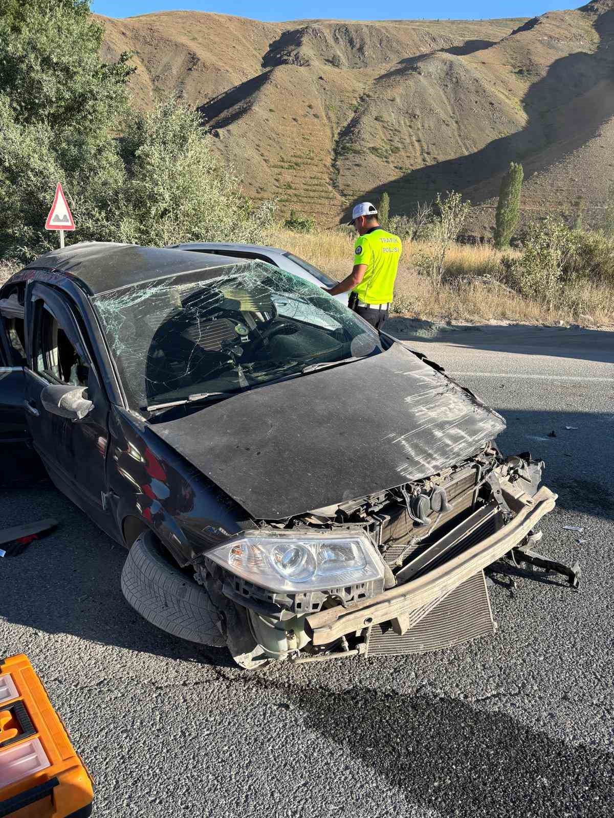 Erzincan'da Tek Taraflı Trafik Kazasında 3 Kişi Yaralandı