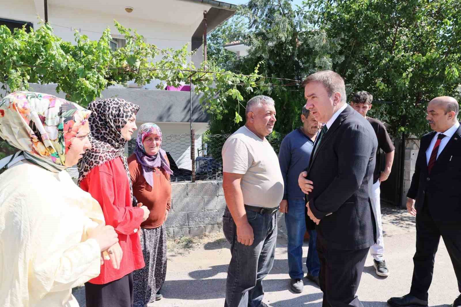 Vali Aydoğdu, Şehit Ailelerini Ziyaret Etti