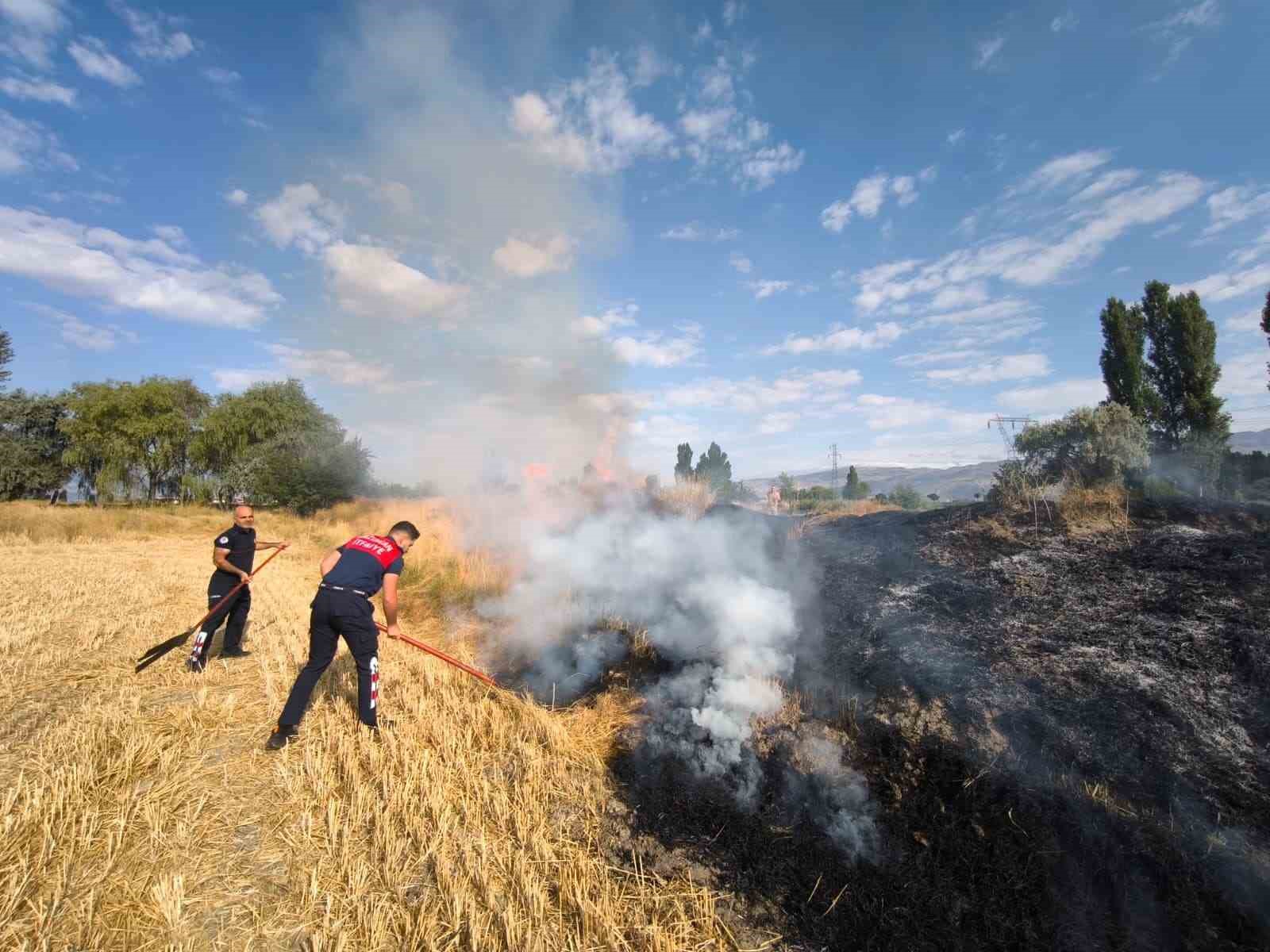 Erzincan’da Felaketi Önleyen Yangın Mücadelesi