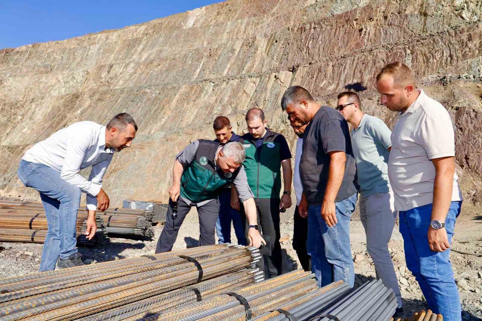 Erzincan Ballı Barajı'nda İnceleme: DSİ Bölge Müdürü Yavuz Sahada