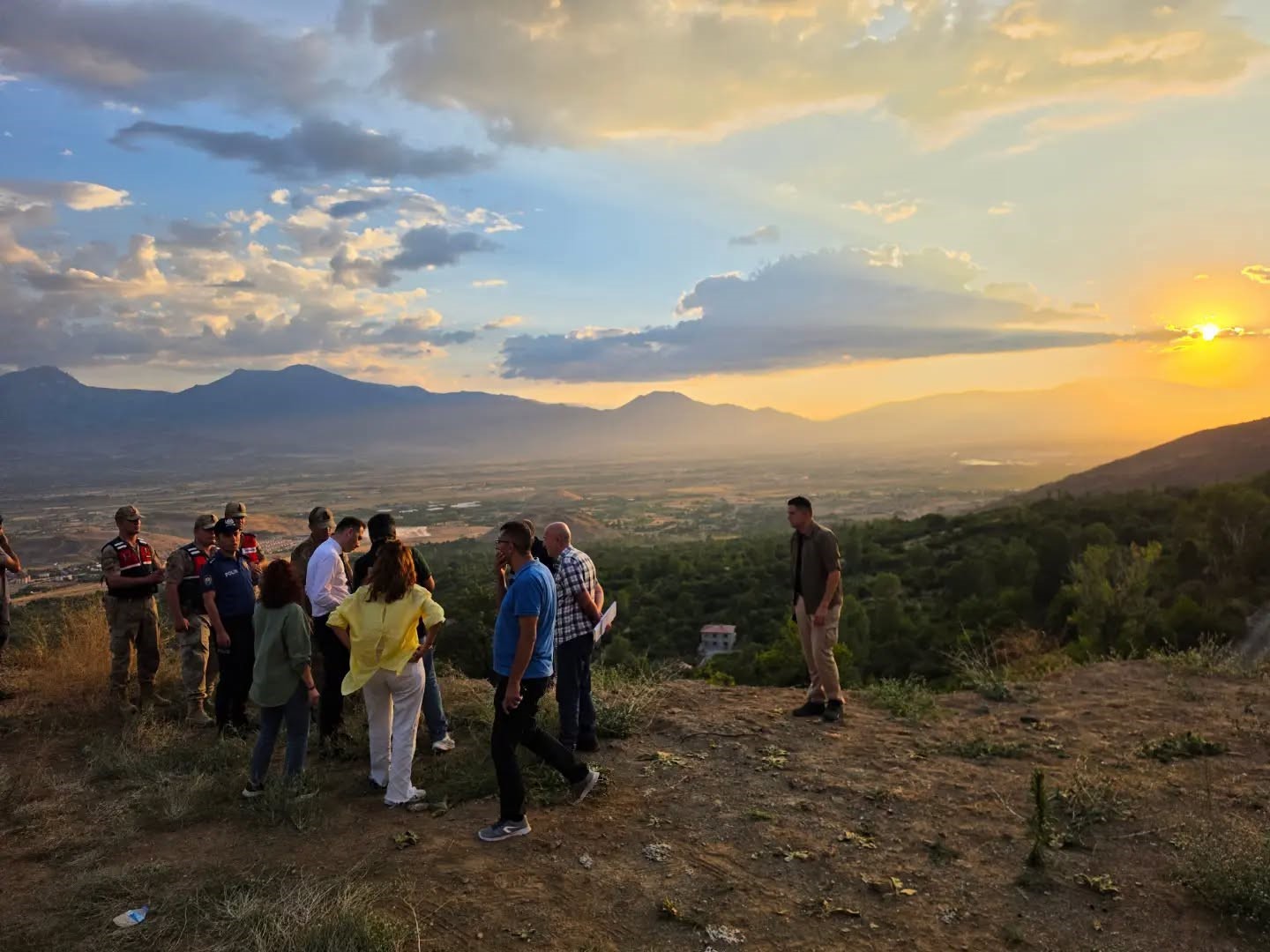 Üzümlü’de Heyelan Nedeniyle Bağ Evleri Tahliye Edildi