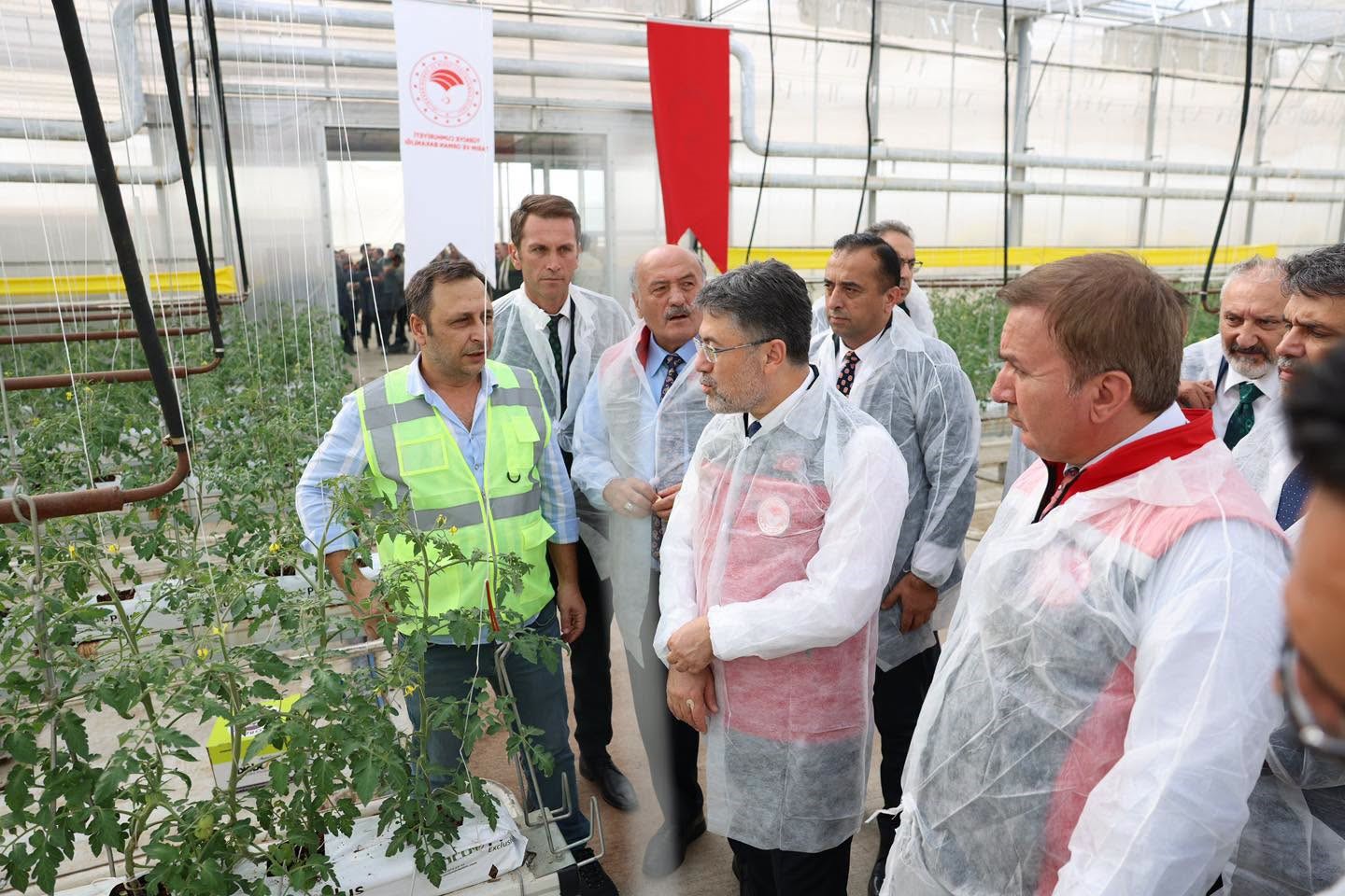 Tarım Bakanı Yumaklı, Erzincan'daki Jeotermal Seraları İnceledi