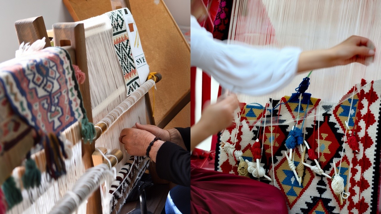 Erzincan'da Kadınlara Özel Cengerli Kilim Dokuma Kursu Başlıyor
