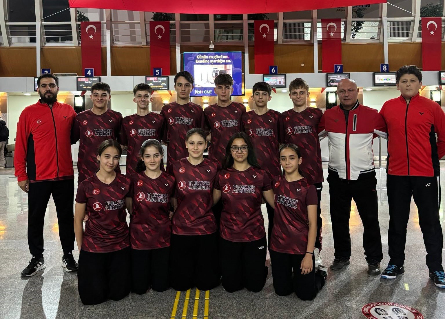 15 Yaş Altı Badminton Milli Takımı, Avrupa Şampiyonası için Erzincan’da kamp yaptı