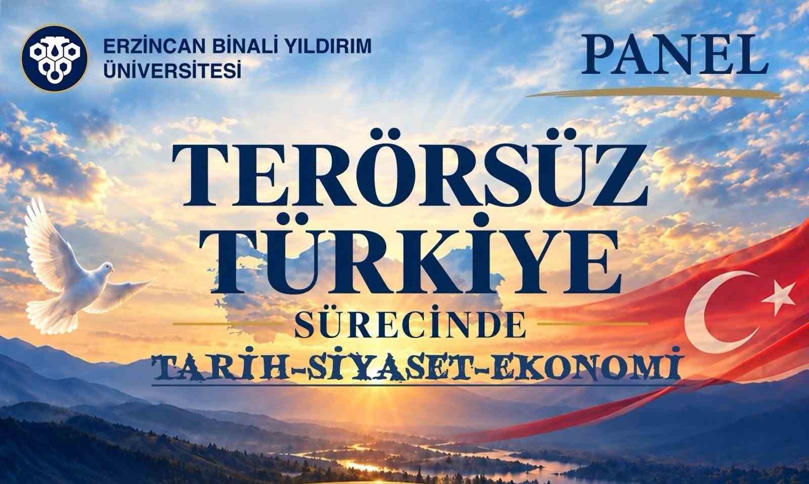 Erzincan'da 'Terörsüz Türkiye' Paneli Düzenleniyor