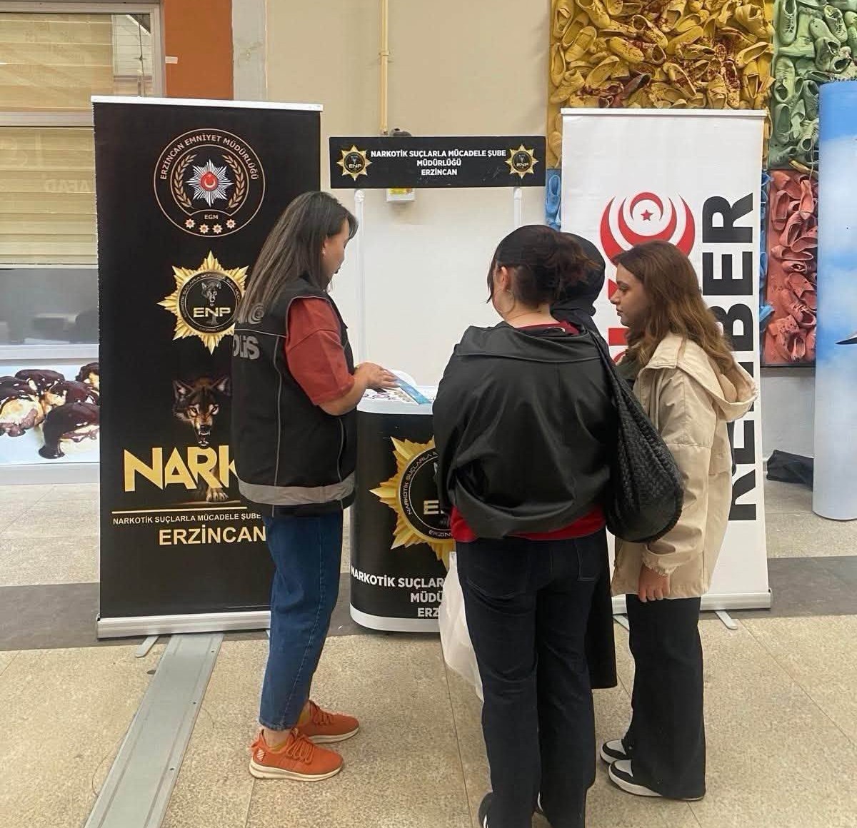 Erzincan'da Uyuşturucuyla Mücadele İçin Farkındalık Yaratıldı