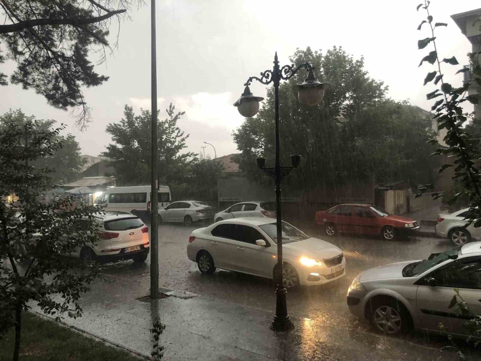 Erzincan'da Fındık Büyüklüğünde Dolu Yağışı Hayatı Olumsuz Etkiledi