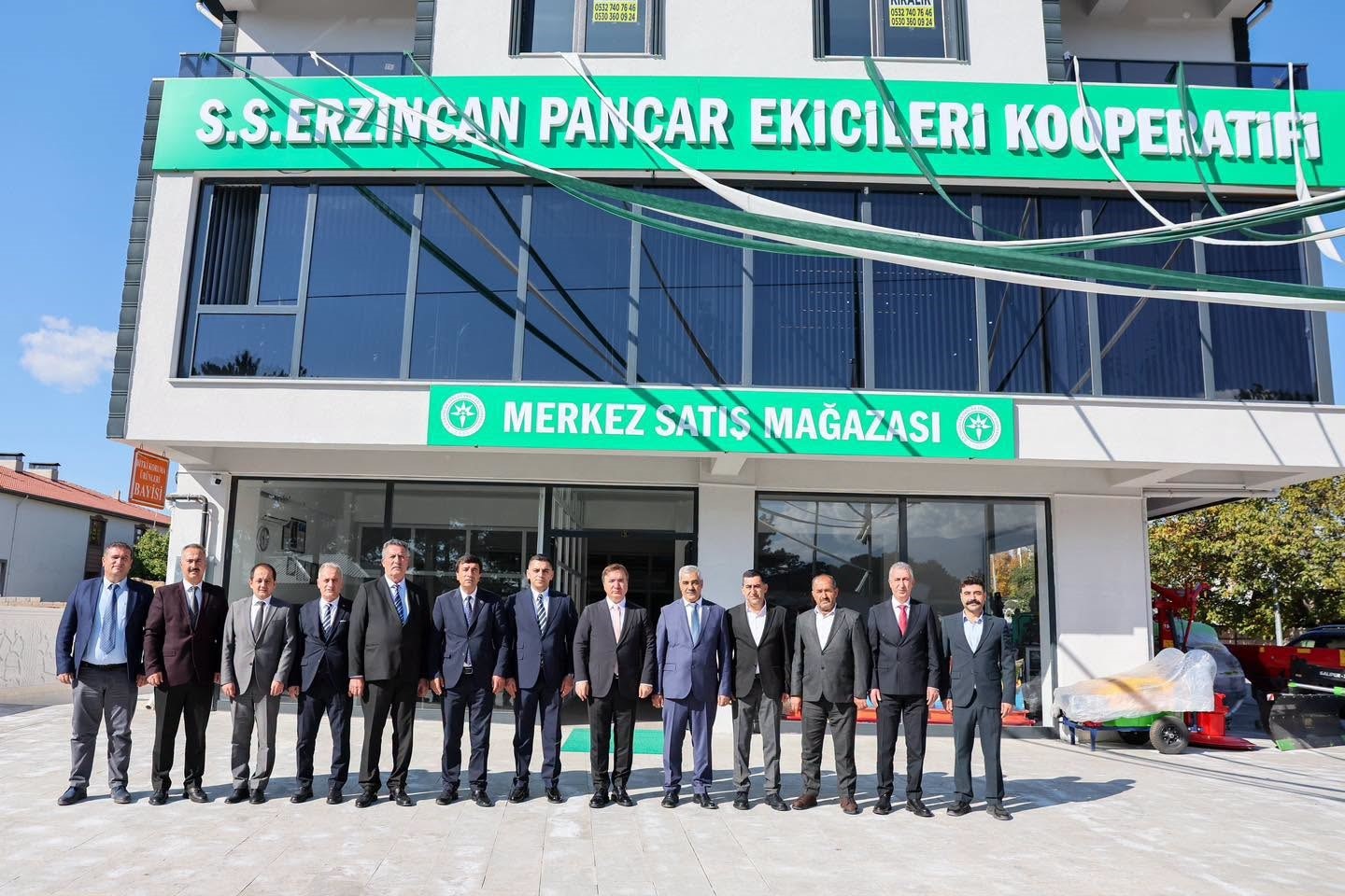 Erzincan'da Pancar Ekicileri Kooperatifi Ziyareti