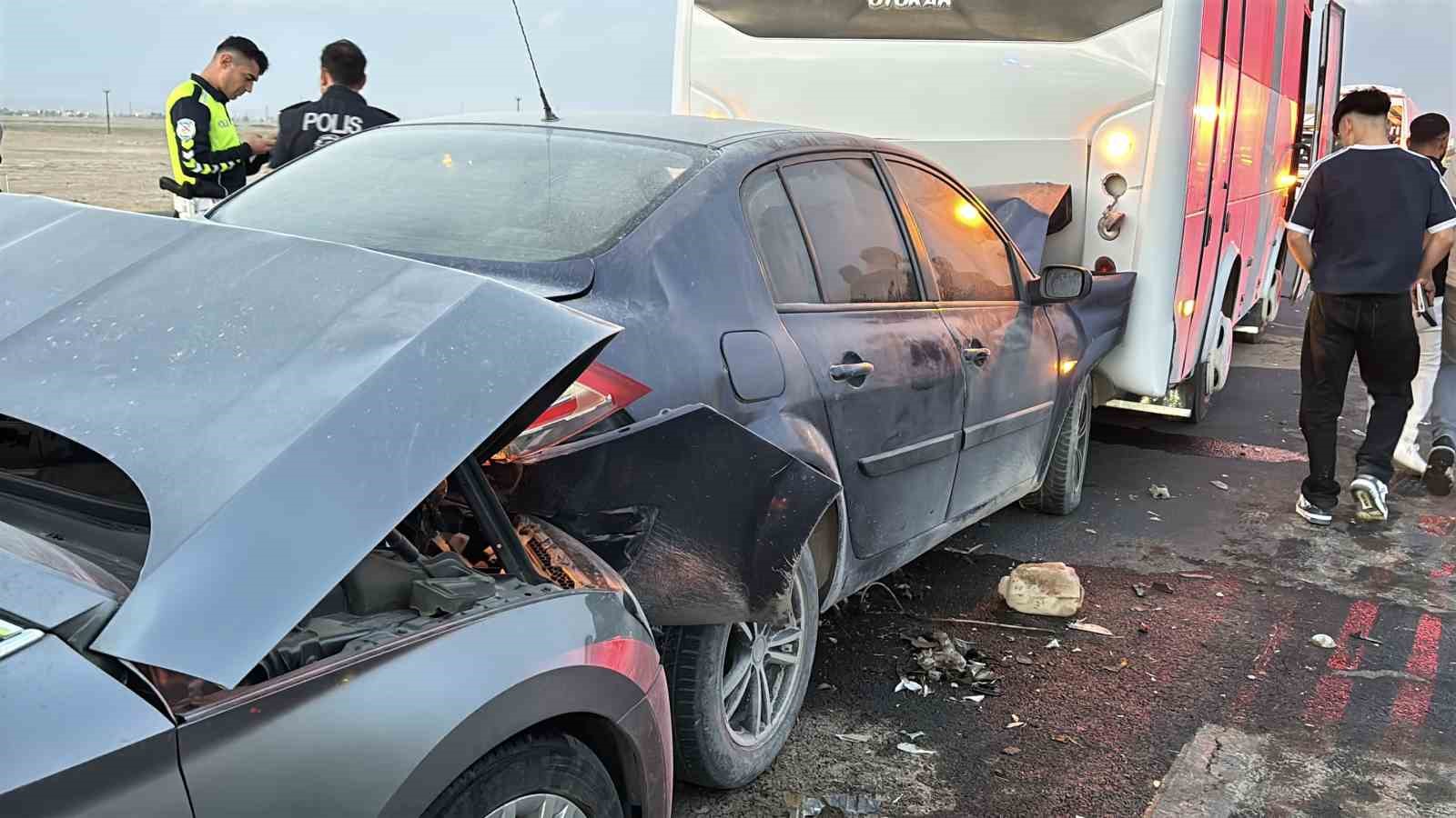 Aksaray'da Kum Fırtınası Zincirleme Kazaya Yol Açtı, 16 Yaralı