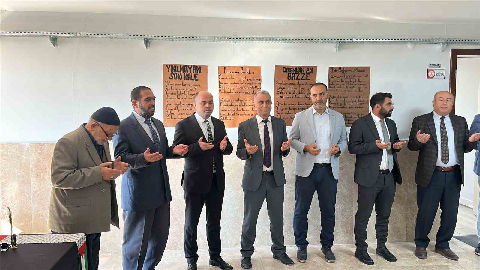 Aksaray'da Filistin'e Dikkat Çeken Etkinlik: 'Filistin Sokağı' Sergisi Açıldı