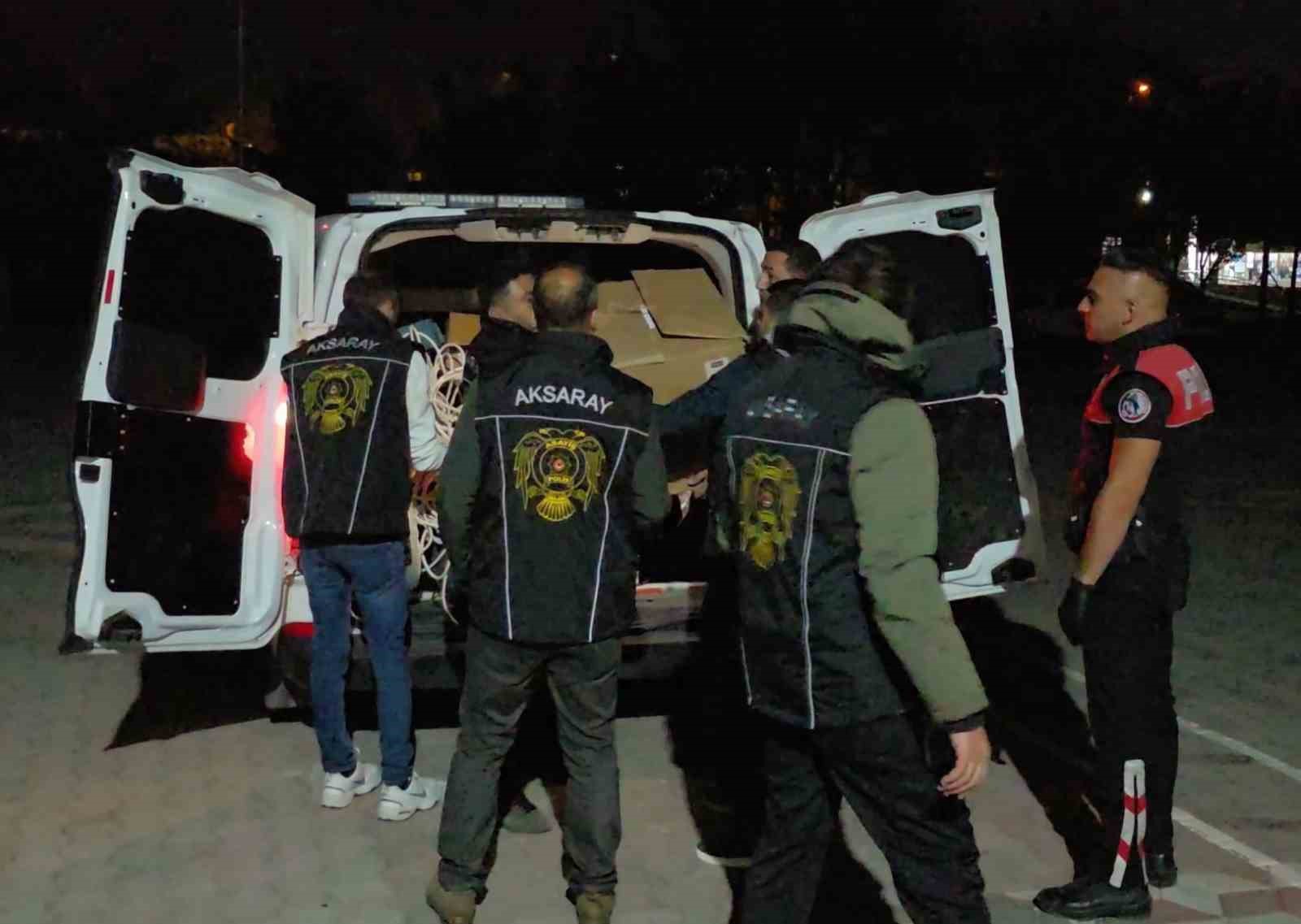 Aksaray'da İnşaat ve Tır Hırsızı Polisi Şaşırtmadı